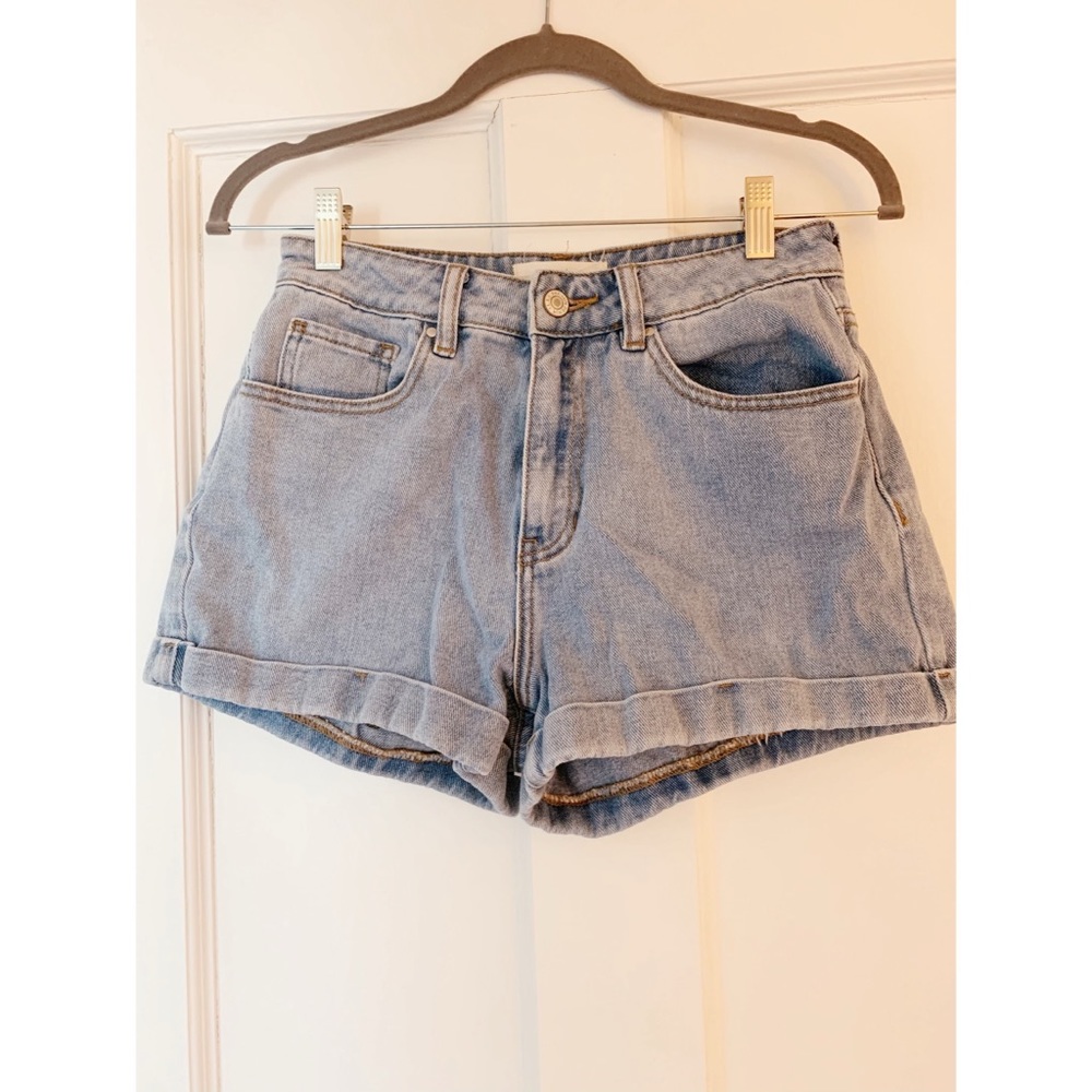 PacSun Lightwash Denim "Mom Shorts"